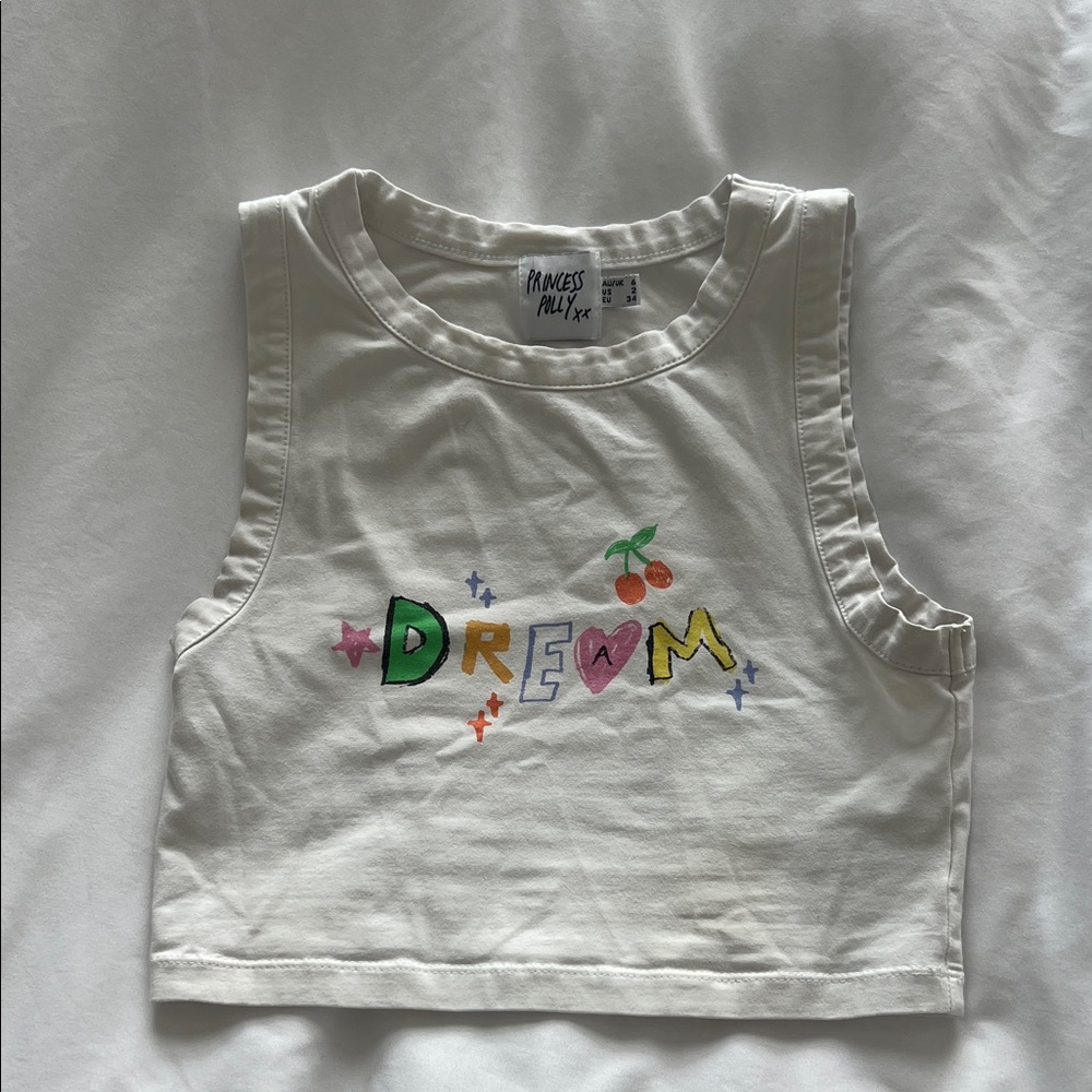 Princess Polly White tank Tee